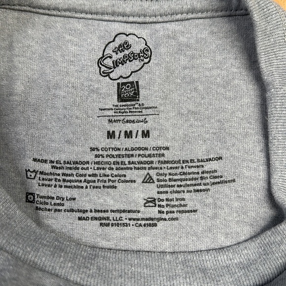The Simpsons Long Sleeve Shirt, Medium - Picture 4 of 4